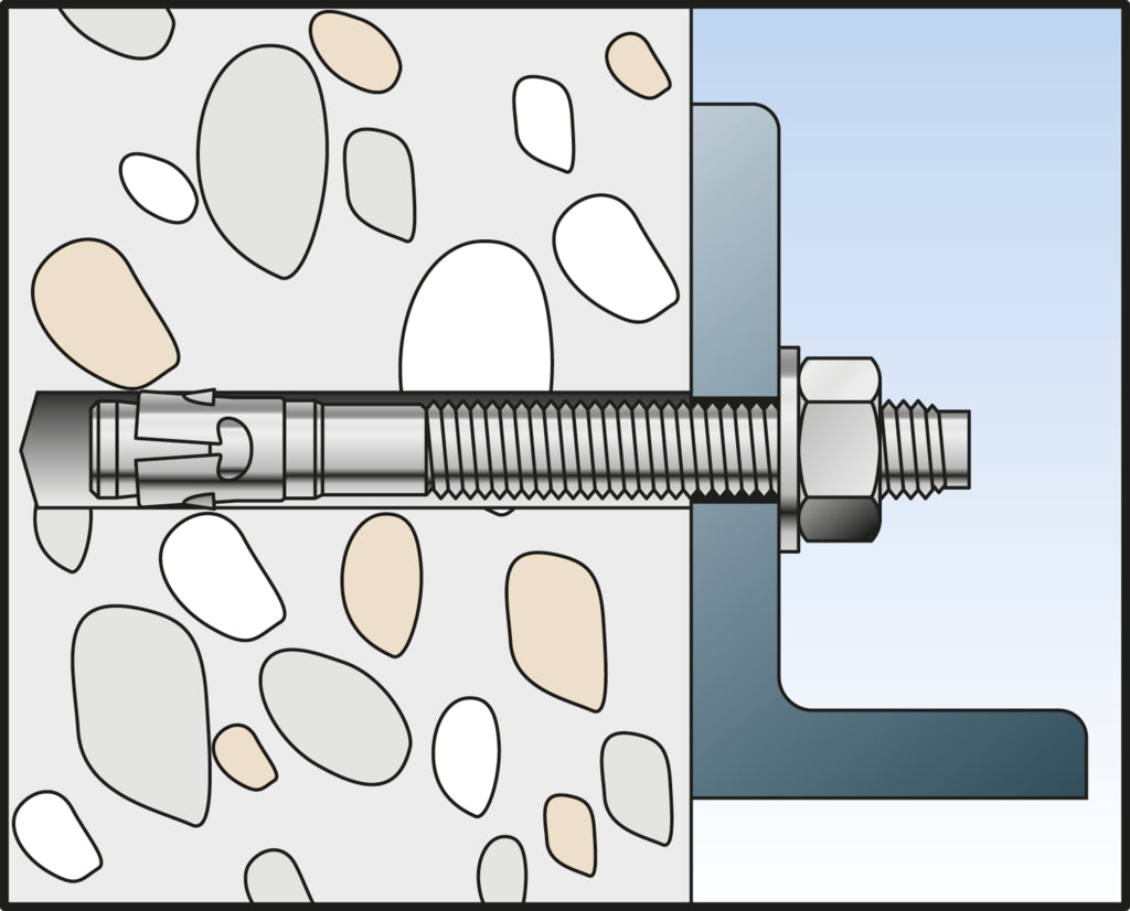 Bolzen FBN II galvanisch verzinkt