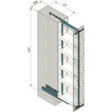 Vollauszug Compact für Hochschrank Standard