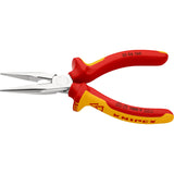 KNIPEX VDE Flachrundzange mit Schneide / Radiozange