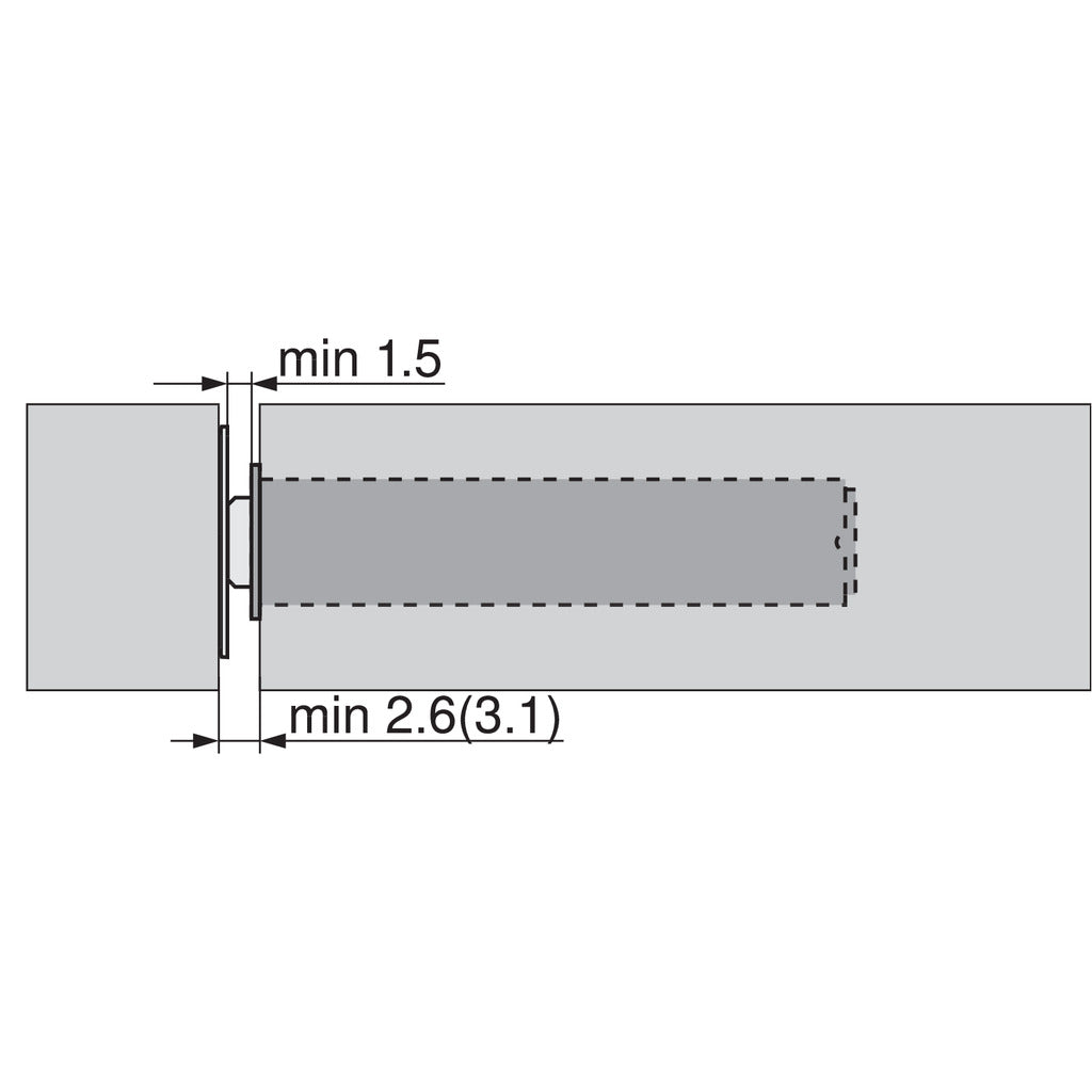 TIP-ON für Türen Kurzversion mit Magnet