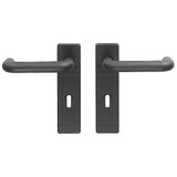 Kurzschildgarnitur Kunststoff schwarz PZ U-Form