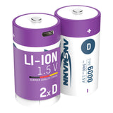 Li-Ion Akku Batterie Mono D