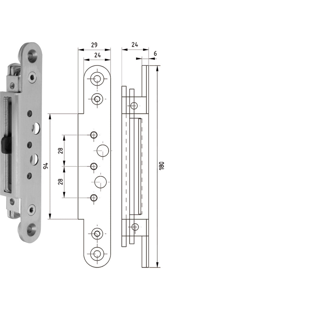 STX Aufnahmeelement 9075.01 GX mit Abdeckwinkel