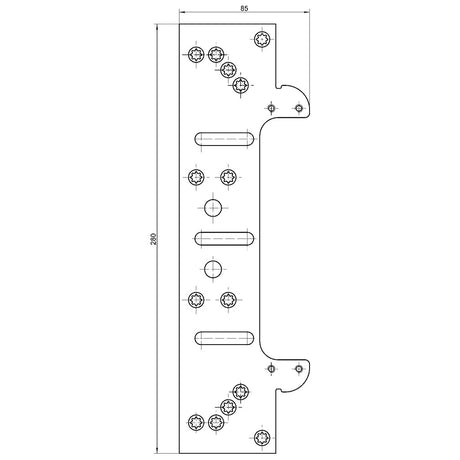 Befestigungsplatte TECTUS TE 540 3D FZ