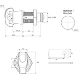 Hebelverschluss Rotor MH