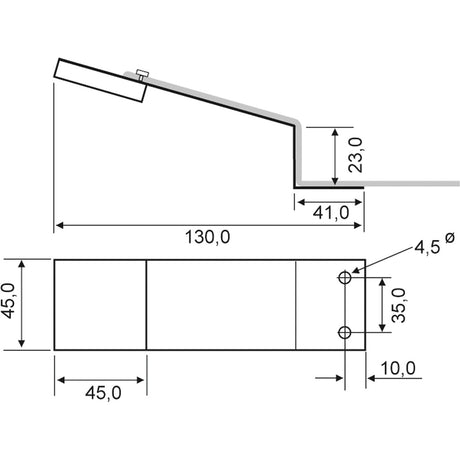 Schrankaufbauleuchte LED Flat O