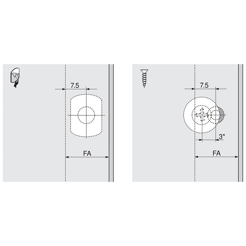 TIP-ON für Türen Kurzversion mit Magnet