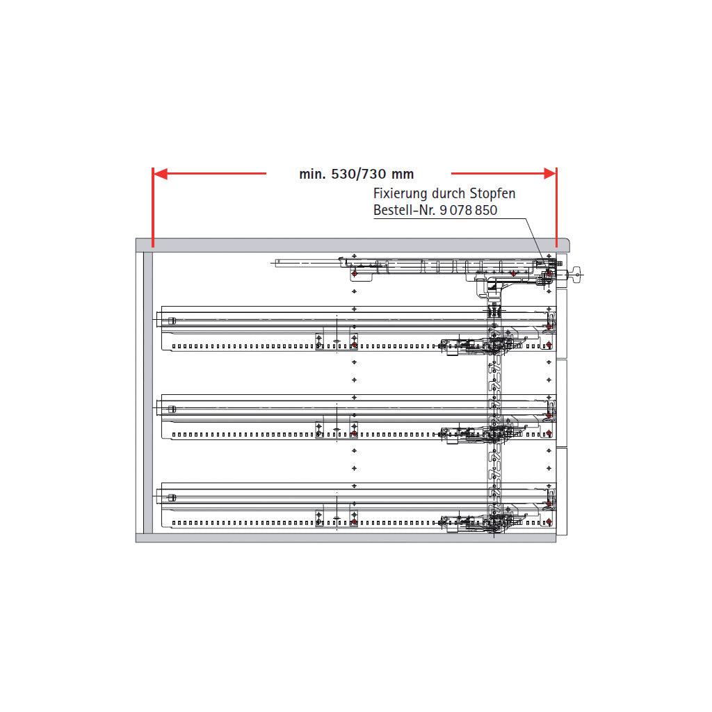 Schreibtisch-Container-Set Systema Top 2000