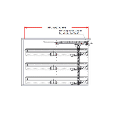 Schreibtisch-Container-Set Systema Top 2000