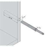 TIP-ON für Türen Langversion mit Magnet