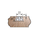 Gratleiste spannbar 2-er Set