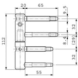 3-DIM Türband 11R-20-000 (7.1200.AS)