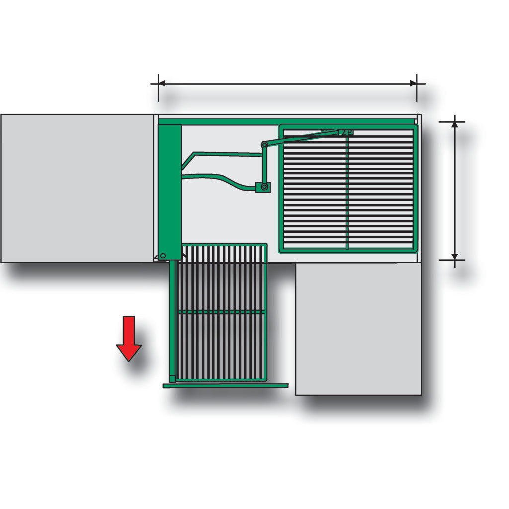 Eckschrankauszug Magic Corner