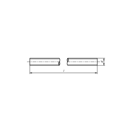 DIN 976, Gewindestangen 8.8, blank