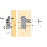 Bremsklappenhalter Klassik D