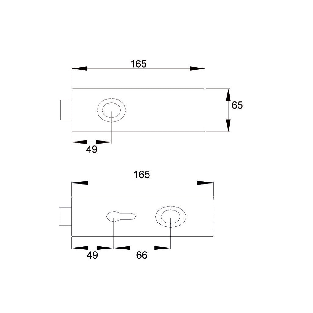 Glastürschlossset EGS 360/460 Q