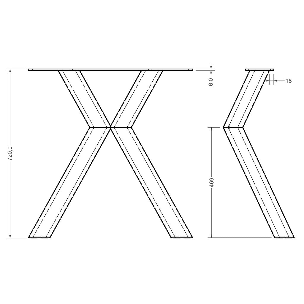 X-Tischkufe Xenja