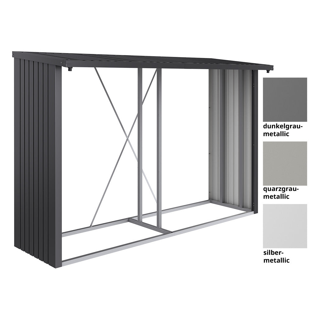 biohort WoodStock® 300 / Kaminholzregal und Geräteschrank