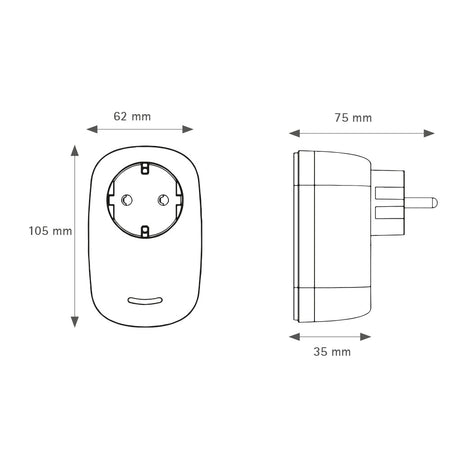 Push Power Switch Adapter