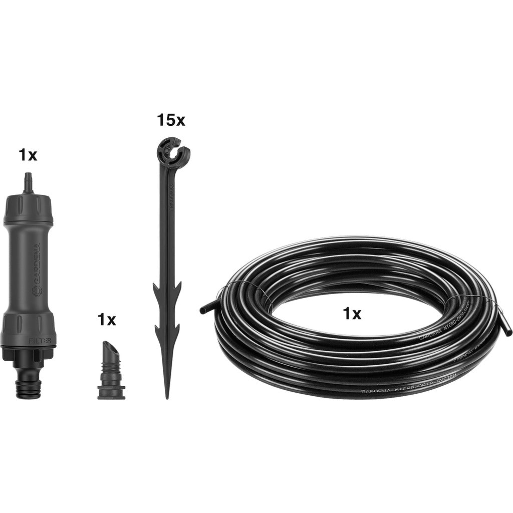 Gardena Tropfbewässerung / Set / Gemüse- /Pflanzreihe