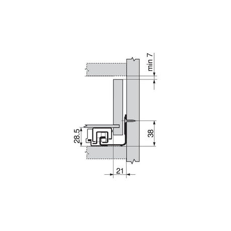 MOVENTO Vollauszug 760H mit TIP-ON