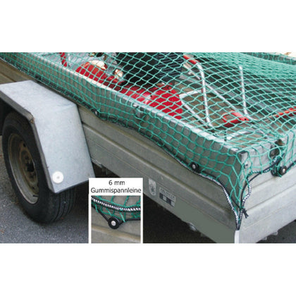 Ladungssicherungs-Netz grün inkl. Spannleine