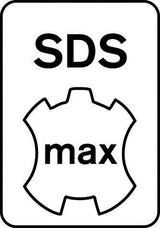 Spatmeißel mit SDS-max Aufnahme.