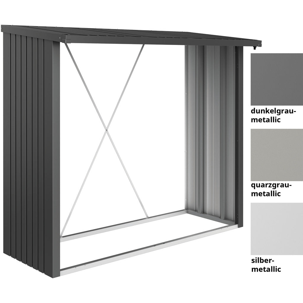 biohort WoodStock® 230 / Kaminholzregal und Geräteschrank