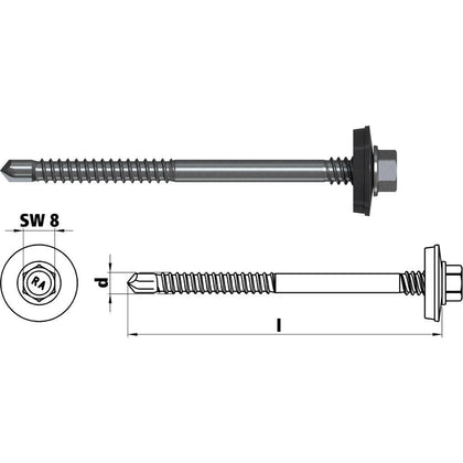 Bohrschraube RP-K-P