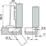 CLIP top Scharnier 120°