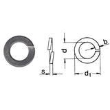 Federring Form B Edelstahl A4