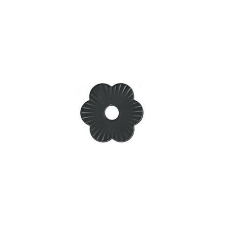 Zierscheibe Form B – rund – Stahl, schwarz beschichtet