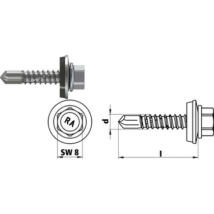 Bohrschraube RP-K