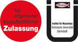 Fischer Abstandmontagesystem.