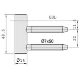 Rahmenteil VARIANT V 4400 WF.