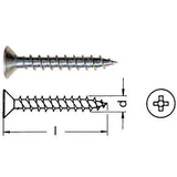 Spanplattenschraube Senkkopf Phillips